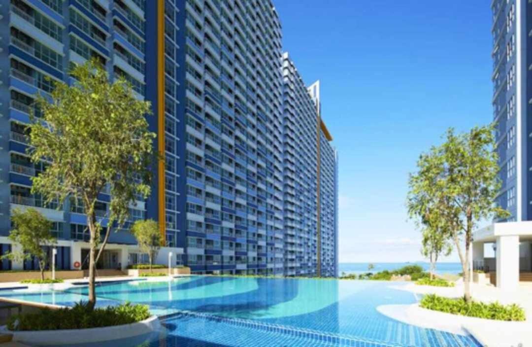 2 ห้องนอน 2 ห้องน้ำ Seaview Jomtien ชั้น18 Apartment Exterior photo